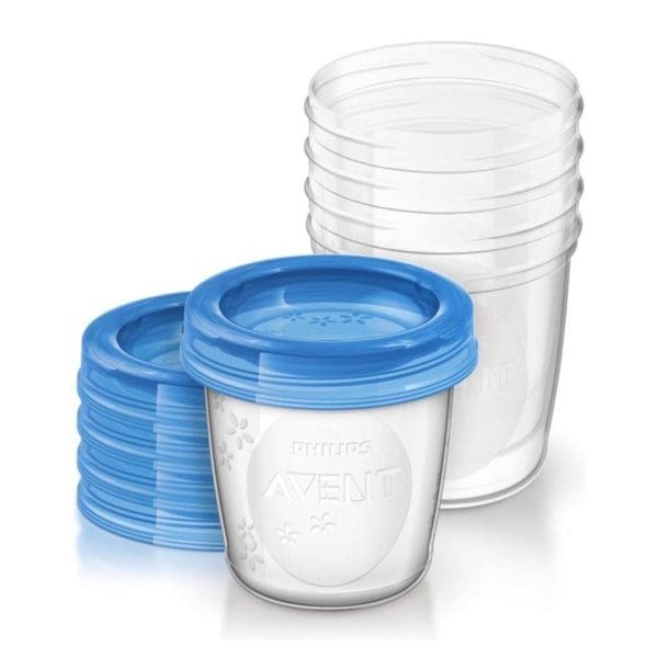 Bewaarbekers Avent (5x180ml)