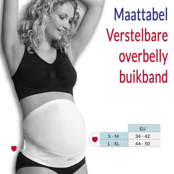 Verstelbare overbelly support buikband Carriwell - Afbeelding 7