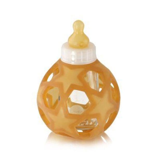 Fles -glas- met bal Hevea