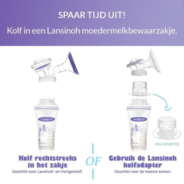 Moedermelkbewaarzakjes Lansinoh - Afbeelding 4