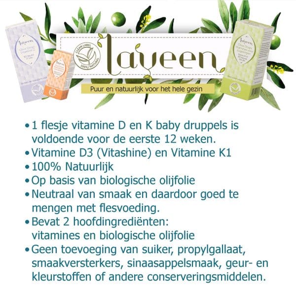 Vitamine D&K Laveen - Afbeelding 2