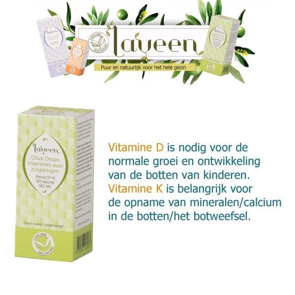 Vitamine D&K Laveen - Afbeelding 3