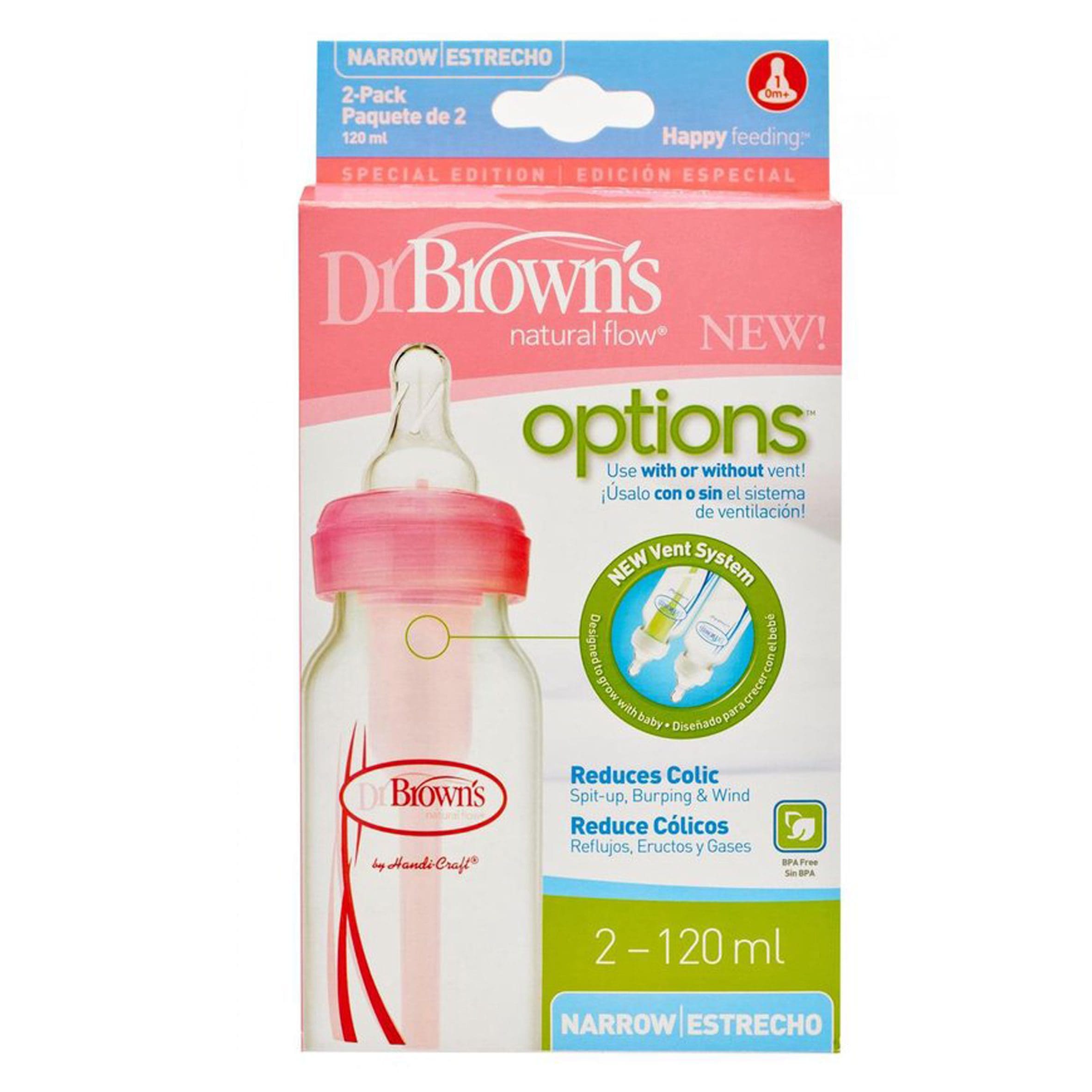 Fles Duo pakket roze Dr. Brown's - 123kleintje