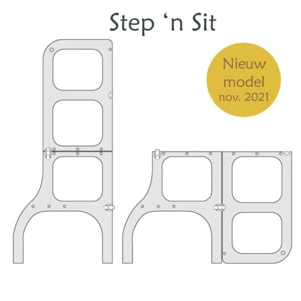 Learning Tower GRIJS Step 'n Sit Ette Tete - Afbeelding 7