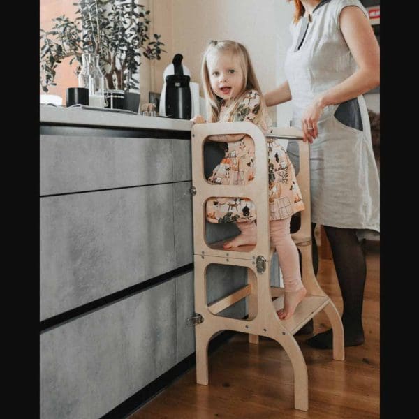 Leertoren Step 'n Sit berken Ette Tete - Afbeelding 5