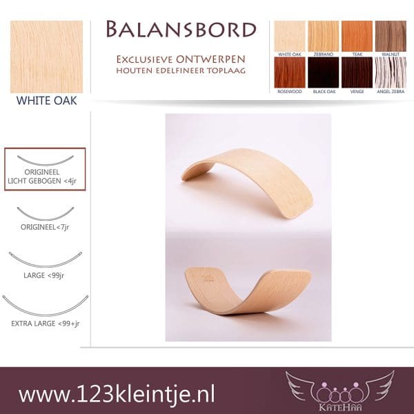 Balansbord <4jaar origineel licht gebogen KateHaa - Afbeelding 12