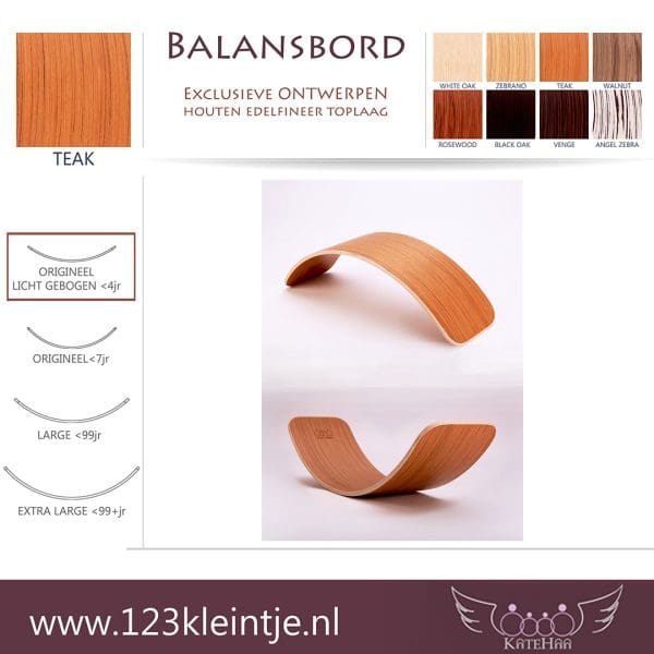 Balansbord <4jaar origineel licht gebogen KateHaa - Afbeelding 7