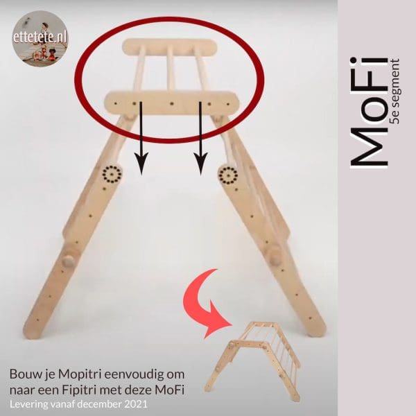 MoFi 5e segment uitbreiding Mopitri klimrek Ette Tete