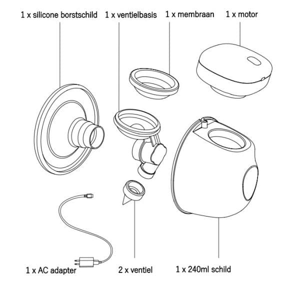 Youha The Ins handsfree borstkolf - Afbeelding 4