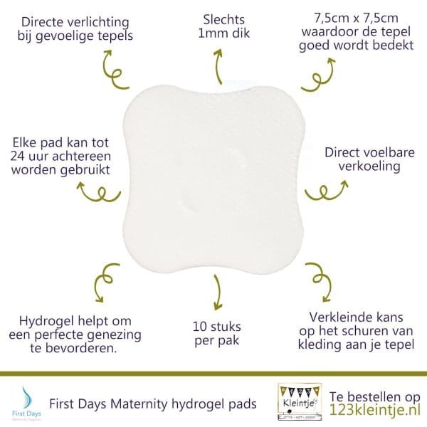 First Days hydrogel pads - Afbeelding 2